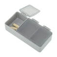 thumbnail image 6 of Unique Bargains 1 Pc Pill Case 3 Grid Design Pill Box Gray, 6 of 6