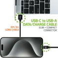 thumbnail image 2 of Cellet 10 ft USB-C Heavy Duty Braid Cable USB-A to USB-C Compatible with Apple iPhone 16, 15 Series & Samsung Galaxy S24, Z Fold & Flip, 2 of 10
