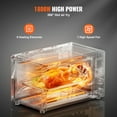 thumbnail image 3 of VEVOR 13-IN-1 Air Fryer Toaster Oven, 28L/29.6Qt Convection Oven, 1800W 2-Tier Toaster Ovens Countertop Combo with Wire Racks, Pizza Pan, Gloves, Home and Commercial Use, 3 of 9