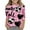 Black, variant on "Howdy Y'all" Toddler & Girls 3/4 Sleeve Top - Pink Plaid Cow Print Heart Soft Knit Casual Pullover Western-Style Valentine's Fashion Kids Shirt Multiple Sizes