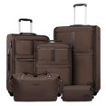 thumbnail image 1 of Set de equipaje Coolife de 5 piezas ampliable con cierre giratorio TSA, 1 of 8