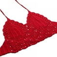 thumbnail image 1 of Women Sexy Halter Backless Bikini Top Beach Handmade Knitted Swimsuit Bikini, 1 of 3