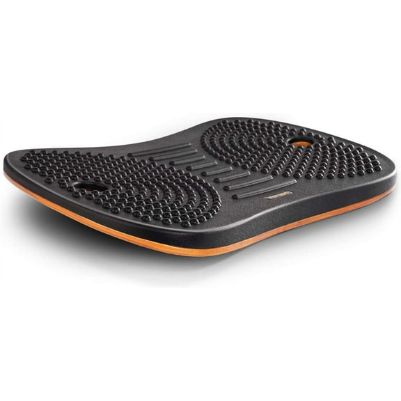 FEZIBO Standing Desk Mat Balance Board, Anti Fatigue Mat Standing Desk Office, Wobble Board with Ergonomic Design, Obsidian Black