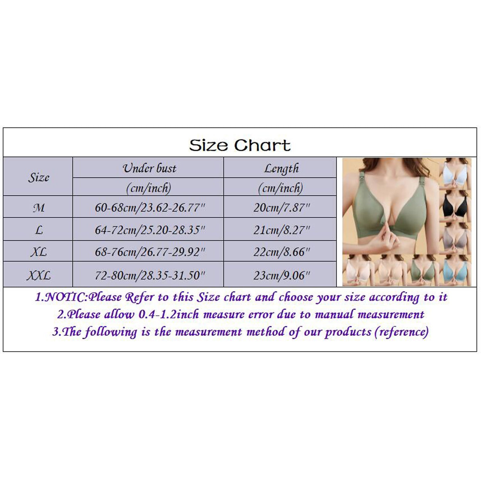 Fvwitlyh Wonderbra Sous Vetements pour les Femmes Push Up Reglable Soutien Gorge Tube Top Anti Affaissement Grande Taille Pas de Fil Pleine Tasse