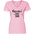 thumbnail image 3 of Inktastic Hawaii Since 1959 Women's V-Neck T-Shirt, 3 of 5