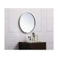 thumbnail image 4 of Metal frame round mirror 18 inch in Black, 4 of 4