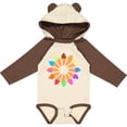 thumbnail image 3 of Inktastic Ice cream cone starburst Boys or Girls Long Sleeve Baby Bodysuit, 3 of 5