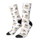 thumbnail image 1 of Fotbe Pugs Calcetas Largas con Estampado para Hombre y Mujer – Calcetas de Compresión Transpirables y Elásticas, Viajar y Uso Diario Talla 5-11, 1 of 6