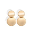 thumbnail image 1 of Qarigey 1 par de pendientes de aleación, colgante de oreja, placa redonda de larga duración a prueba de óxido Multicolor, regalo de fiesta exquisito Ropa, zapatos y accesorios Miscelánea Oro Qarigey AP019011-01, 1 of 6