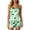 Green-2, variant on Gytharion Lounge Pj Sets for Women Plus Size Summer 2-Piece Pajama Sets Short Printed Camisole with Elastic Waist Ruffle Shorts Women's Home Sleepwear Sets