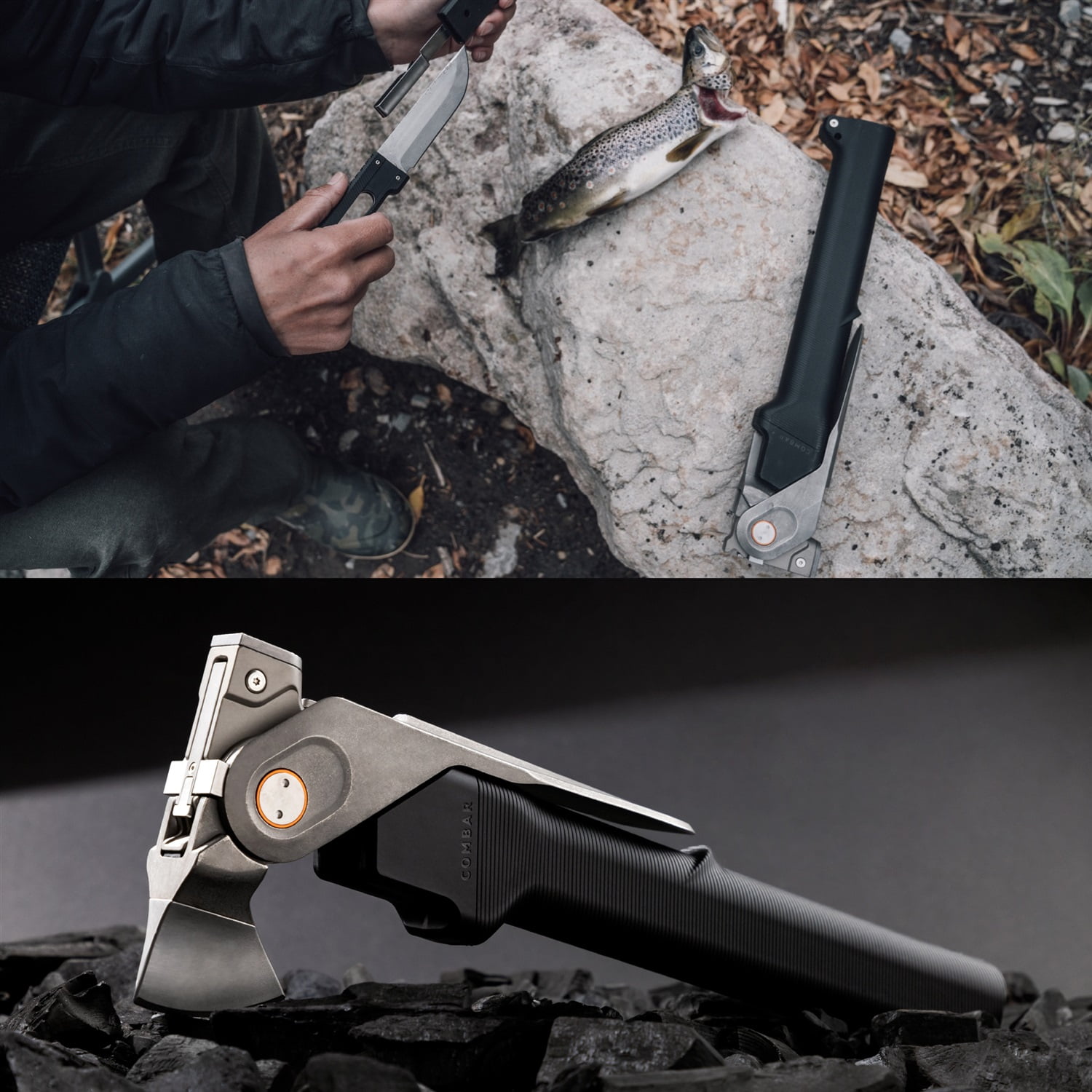 ACLIM8 FG007 Combar Pro Tool with Hatchet Spade Hammer Knife & Saw