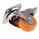 thumbnail image 5 of Ruedas giratorias licencia giratoria con ruedas ruedas de naranja (1,5 pulgadas con ) DYNWAVEMX Ruedas Heavy Duty con freno, 5 of 8