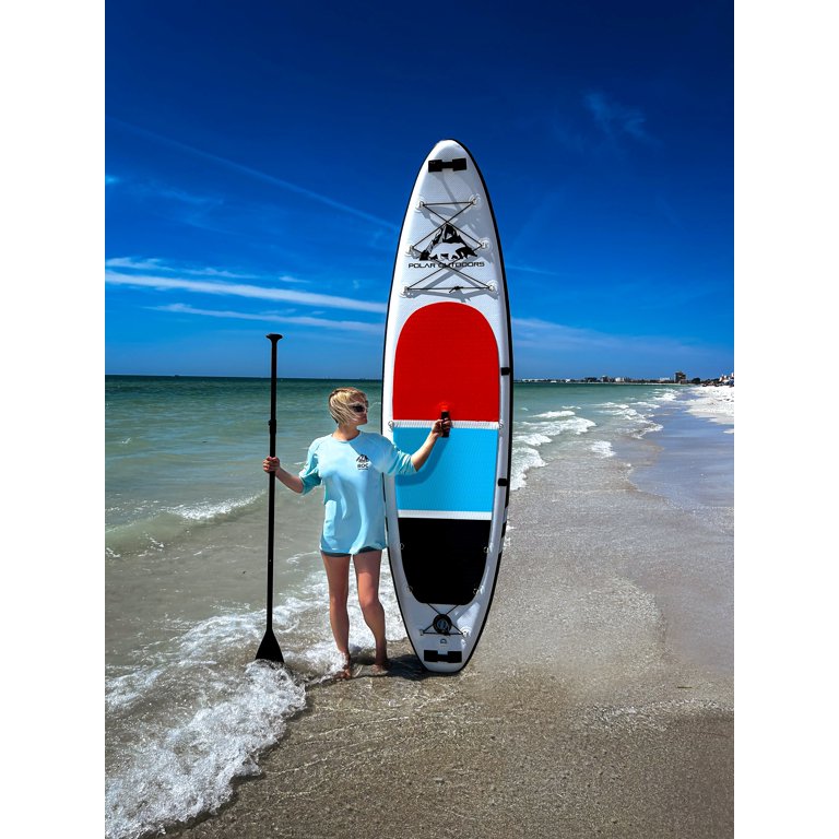 RoC Outdoors Polar Series, 10ft Inflatable Paddle Board, Pump