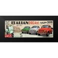 thumbnail image 2 of BRAUN Studio 14x8 Black Modern Framed Museum Art Print Titled - Italian Dream, 2 of 5