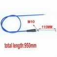 thumbnail image 4 of Applies to Red Throttle Clutch Cable Pit Dirt Motor Bike Motorcycle XR50 CRF50 CRF70 KLX 110 125 SSR TTR BBR Horizontal Engine, 4 of 5