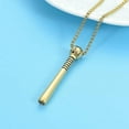 thumbnail image 3 of Baseball Bat Stainless Steel Cremation Jewelry For Ashes For Women Men Sport Keepsake Memorial Urn Pendant Necklace, 3 of 7