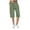 Army Green, variant on fheaev Wide Leg Linen Capri Pants For Women Summer Drawstring Elastic Waist Loose Cotton Linen Pants With Pockets Lightweight Summer Casual Cropped Pants