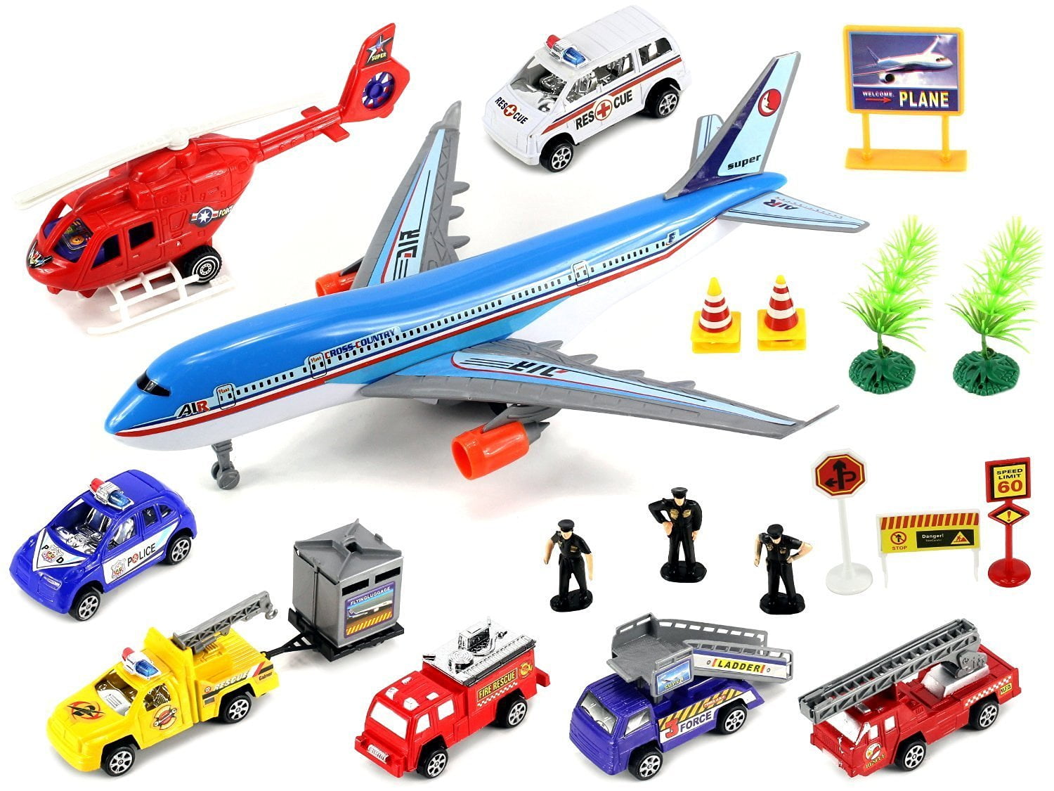 international toy airplane playset