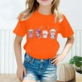 thumbnail image 2 of TZEWGL T-Shirts pour Enfants Imprimés Col Rond Manches Courtes Vêtements d'Été Amples pour Enfants Taille 6-8T, 2 of 5