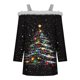 thumbnail image 4 of Fiudx Ofertas Flash Artículos En Oferta Top de Camiseta con Estampado Navideño de Doble Hombro Informal a La Moda para Mujer, 4 of 5