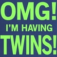 thumbnail image 2 of CafePress - OMG! Im Having Twins! Maternity Dark T Shirt - Maternity Dark T-Shirt, 2 of 3