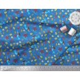 thumbnail image 3 of Soimoi Rayon Crepe Fabric Fish,Mermaid & Starfish Ocean Printed Fabric 1 Yard 46 Inch Wide, 3 of 3