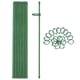 thumbnail image 3 of Kearding Solución de almacenamiento práctica para estacas de plantas, accesorios de jardinería, soporte para palos de plantas, alto y fácil Jardín y Patio Verde 18 pulgadas/45 cm 12 juegos, 3 of 6