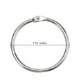 thumbnail image 3 of MLINS 10pcs Loose Leaf Binder Rings Metal Scrapbooking Book Ring Keychain Clip Holder for Photo Paper Organization, 3 of 6