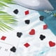 thumbnail image 5 of Parches de naipes autoadhesivos para coser, para póker, con bordado computarizado de espadas, diamantes rojos, tréboles negros y corazones rojos. Juegos de Las Vegas., 5 of 6