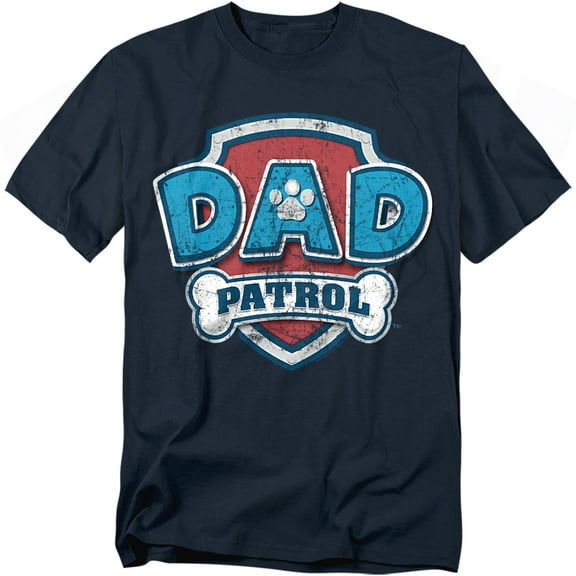 Paw Patrol T-Shirt Father'S Day Dad Patrol Unisex Graphic Tee for Men & Women