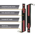 thumbnail image 2 of Harbinger Red Line 18-Inch Weightlifting Wrist Wraps for Men and Women (Pair), Black/Red, 2 of 3