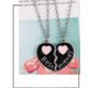 thumbnail image 5 of BFF Necklace for 2 Matching Heart Best Friend Forever Pendant Necklace 2 Pcs Half Heart BFF Necklace for Women BFF Friendship Jewelry Gift, 5 of 5