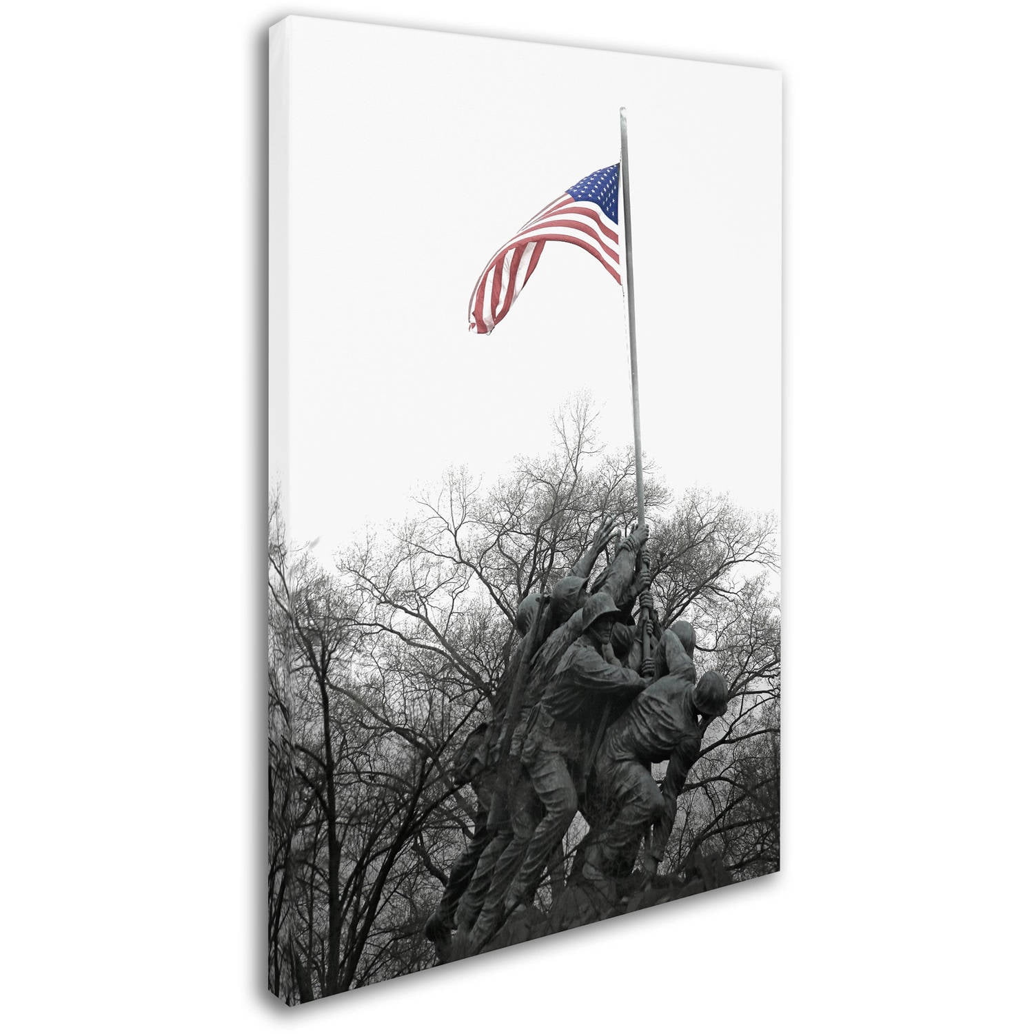 Trademark Fine Art "Courage" Canvas Art by CATeyes