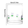 thumbnail image 3 of 12-Ounce Easter Shaped Glass Cup, Cute Holiday Theme Drinking Glass, Transparent Glass Tumbler for Home Kitchen Party Daily Beverage Use, 3 of 9