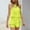 Yellow, variant on ZZwxWA Jumpsuits for Women Casual Ruffle Chiffon Sleeveless Rompers 2025 Summer Beach Vacation Jumpsuit Solid Tiered Romper