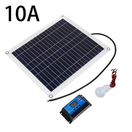 Outdoor 20W18V Solar Panel Kit Solar Panel With 3W Light Bulb With Solar