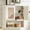 White, variant on LELELINKY Rattan Wood Bathroom Wall Cabinet with Adjustable Shelf, Boho Medicine Cabinet for over Toilet Storage, Laundry Room, White