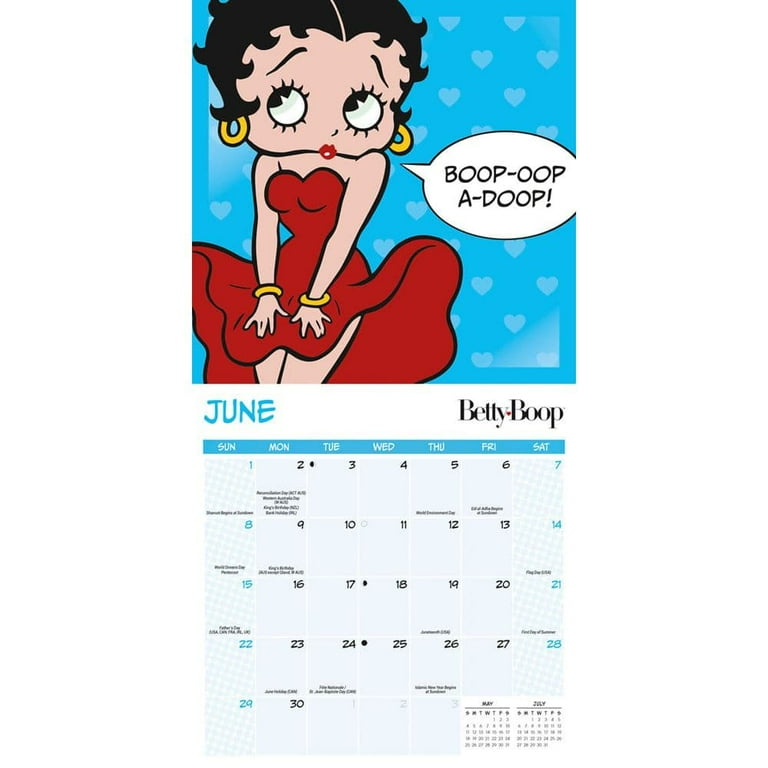Carousel Calendars, Betty Boop 2025 Mini Wall Calendar