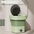 thumbnail image 2 of 11L Foldable Washing Machine with Spin Dryer, Blue Light Sterilization Laundry Washer Machine for Underwear Baby Clothes, 2 of 5