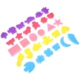 thumbnail image 4 of KAKOWELY 30pcs DIY Sponge Painting Animal Shaped Craft Sponge Assorted Pattern Early Learning Sponge for Kids (Mixed Pattern and Mixed Color),2.76X"X1.97"X0.59", 4 of 4