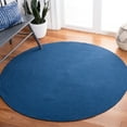 thumbnail image 2 of SAFAVIEH Braided Rishika Solid Area Rug, Blue, 4' x 6' Oval, 2 of 8