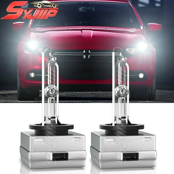6000K Front HID Headlight Bulbs For Dodge Dart 2013-2016 Low & High Beam Qty 2
