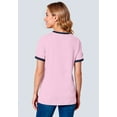 thumbnail image 6 of Woman Within Plus Size Contrast Tee 2-Pack, 6 of 6
