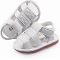 thumbnail image 3 of Baby Boy Girl Summer Infant Squeaky Sandals Premium Rubber Sole Closed-Toe Non-Slip Shoes Toddler First Walkers, 3 of 5