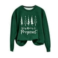 thumbnail image 4 of Amzcrzy Chandails pour Femmes Chandail de Noël Chandail de Noël pour Femmes Col Rond Imprimé Chandail Ample Manches Longues Chandails Sans Capuche Chandails pour Femmes 2TG, 4 of 4