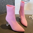 thumbnail image 3 of B91xZ Chaussures Bottines pour Femmes Plateforme Élastique Semelle Crantée à Enfiler, RD1 7, 3 of 5