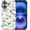 Blue Floral Fragments, variant on Case for iPhone 17, Drop Protection Hybrid 2-Layer Hard Phone Cover-Lemon Flower Collage