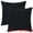 Black, variant on Unique Bargains Corduroy Soft Square Cushion Covers Modern Throw Pillow Covers (2 Count) Beige 12"x20"