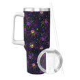thumbnail image 2 of Uemuo Multi-colored Spiders Print 40oz Ice Bully With Handle And Straw Stainless Steel Vacuum Insulated Cup And 2 In 1 Straw Lid Insulated Travel Tumbler, 2 of 8