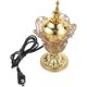thumbnail image 2 of Incense Censer Iron Incenses Burner SPA Incense Burner Decorative Incense Burner Decor (US Plug), 2 of 2